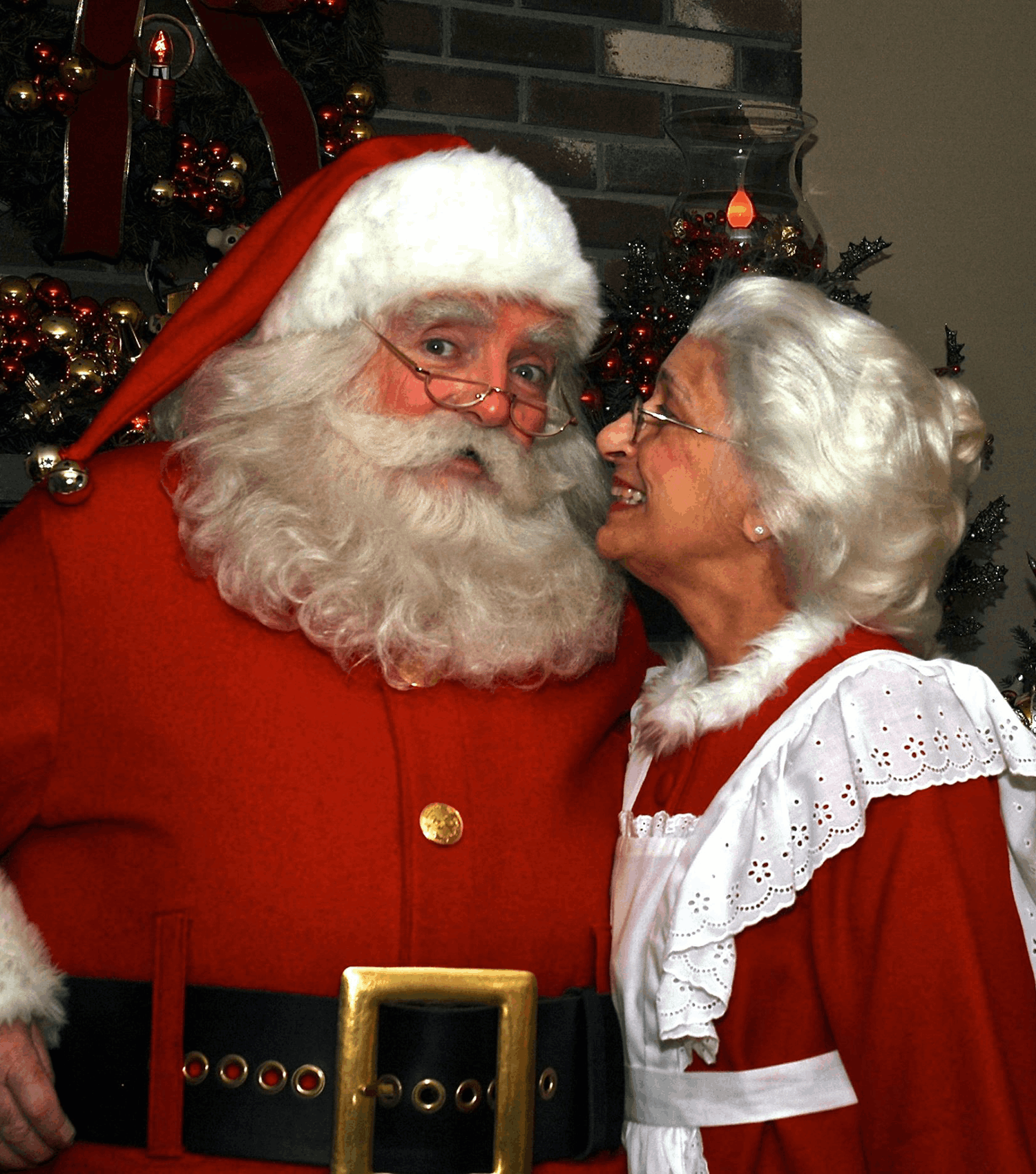 Santa and Mrs. C